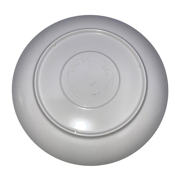 Vintage DEL MAR MELMAC 7-Piece 6" Saucer Set Plate #604 Avocado Green & Daisies - Picture 6 of 6